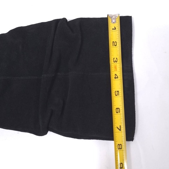 Vince Camuto Alimber Black Suede Leather Slouchy‎ Knee High Boots Women Size 8.5 - Picture 10 of 13